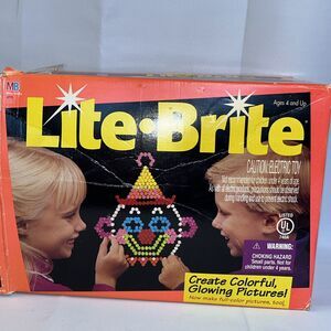 Vintage Milton Bradley LITE BRITE 1993 1994 TESTED WORKS!